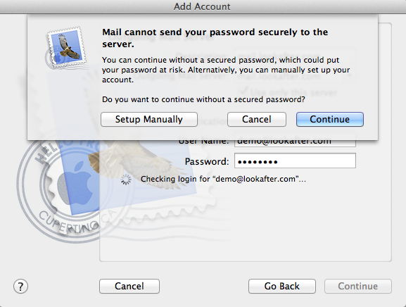 how to set up imap in mac mail