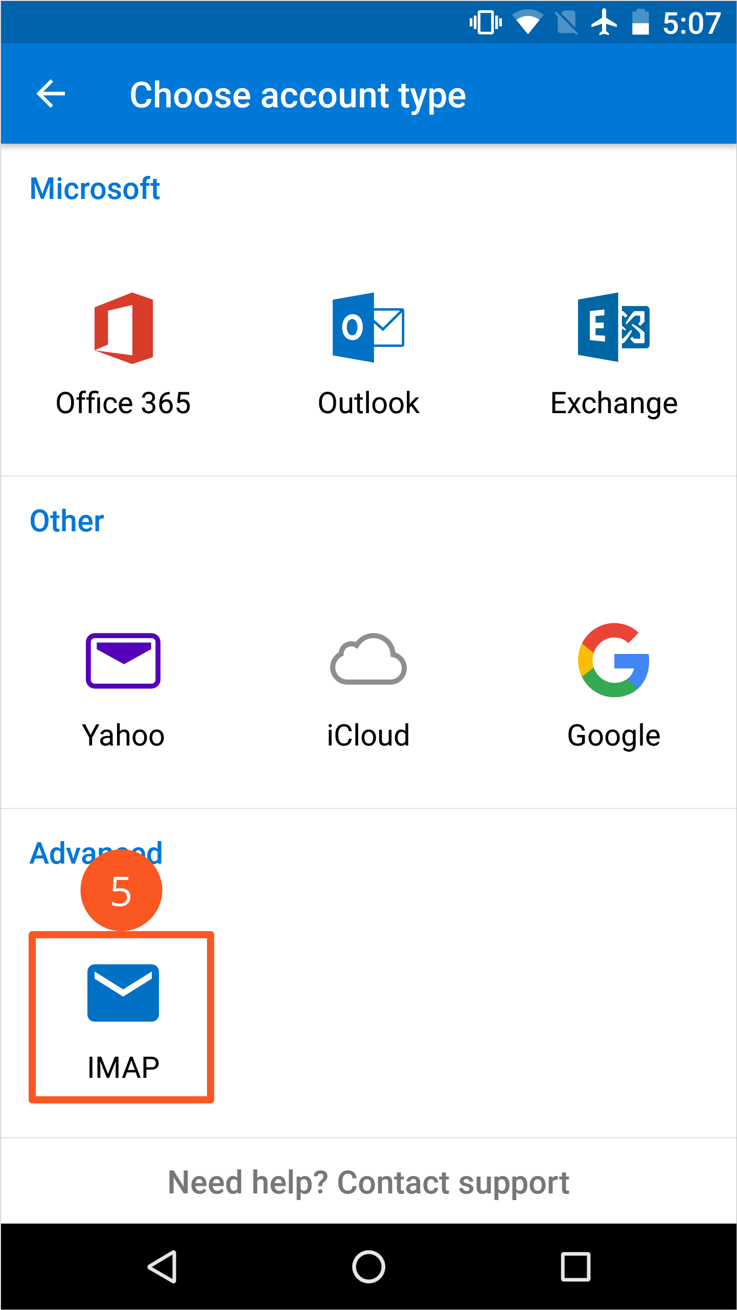 set up a gmail account in outlook 2013