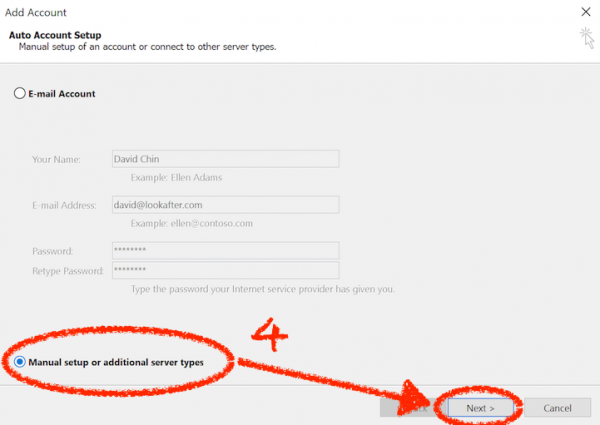 how to setup ports for imap mail outlook 2016